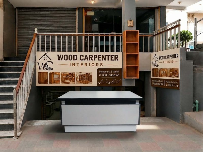 Modern kitchen island completed as part of a home renovation by Wood Carpenter Interiors